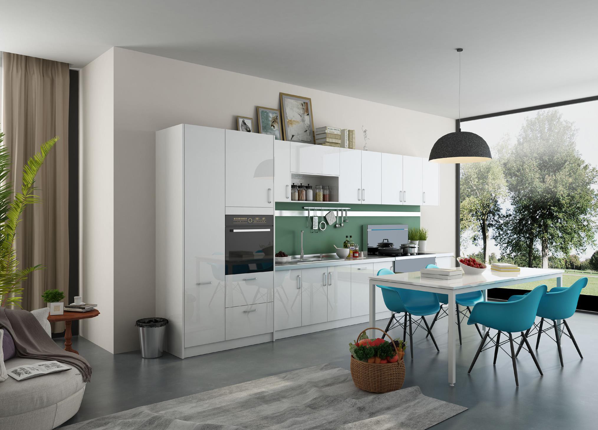 Glossy Lacquer Kitchen